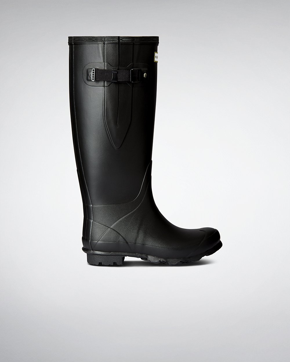 Womens Hunter Wide Fit Rain Boots Black - Norris Field - 4398512-FD